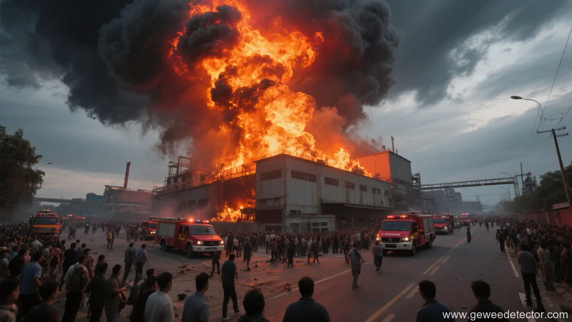 building fire evacuation emergency response destruction