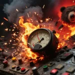 burning gauge industrial disaster destruction fire alarm