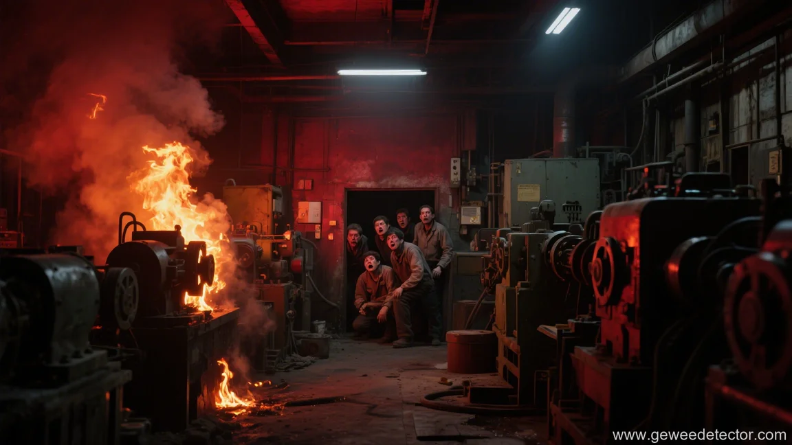 fire escape panic factory workers terrified group