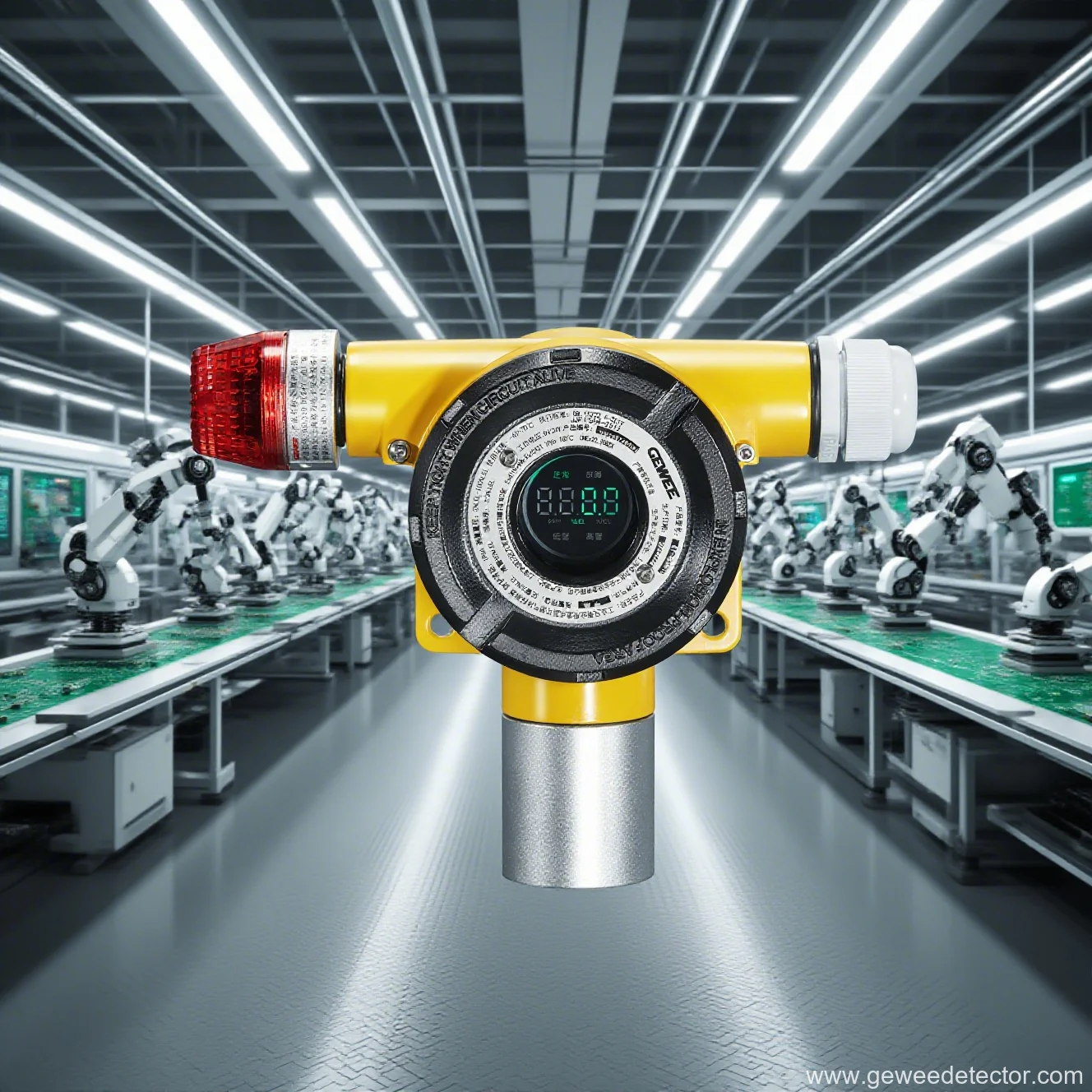 factory robot display panel automation industry