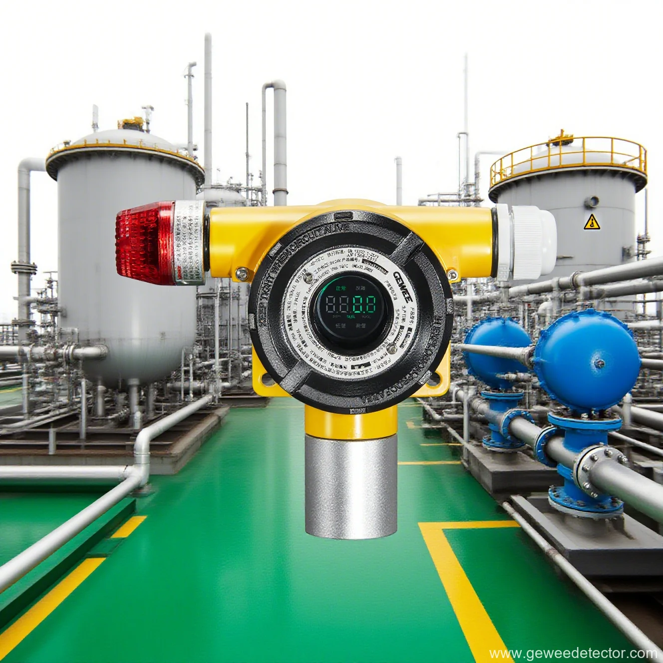 industrial plant pressure transmitter measurement system