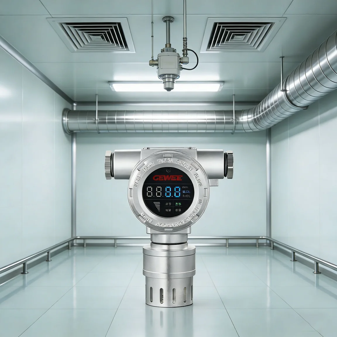 gewee gas detector in clean room